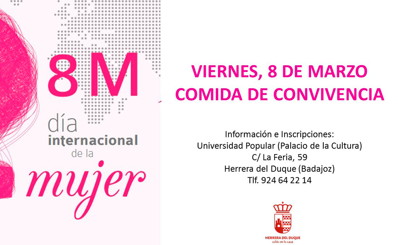 Día de la Mujer: Comida de convivencia