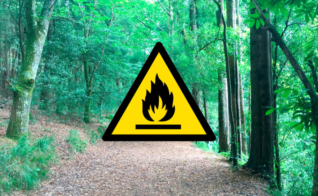 Época de peligro alto de incendios